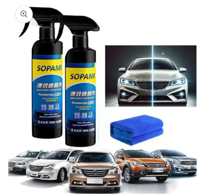 Quick Effect Car Coating Spray 100 Ml Each (Pack Of 2) Hover Image