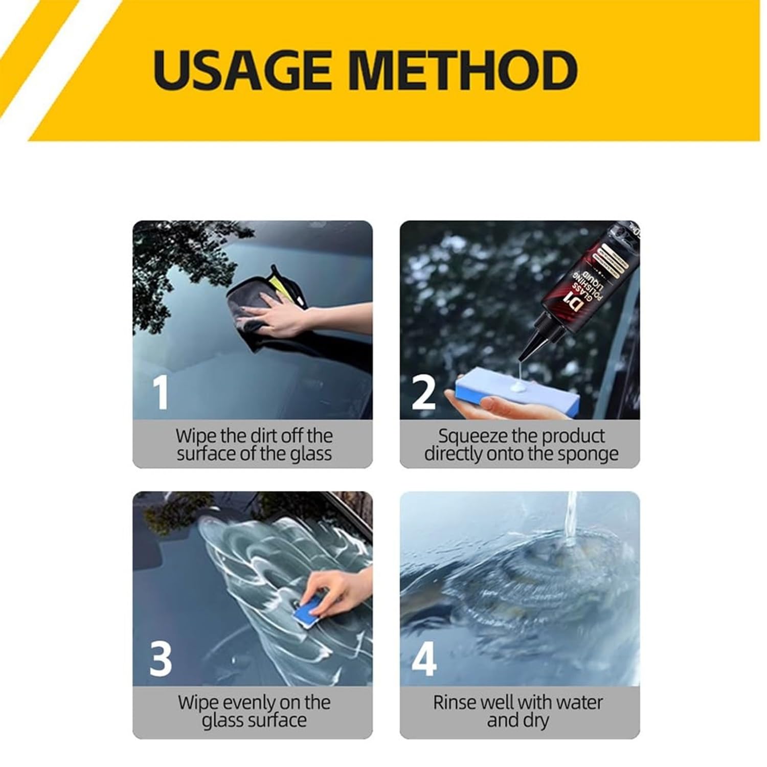 Polishing Liquid Glass Car Polish 100 Ml Each (Pack Of 3)
